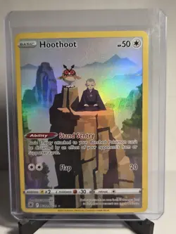 Pokemon TCG Hoothoot Common Swsh01: Sword & Shield 143/202 Basic HP 70 - Image 1