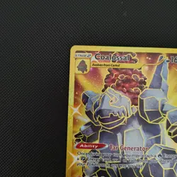 Pokemon Coalossal V 198/189 Darkness Ablaze Ultra Rare Full Art Holo Eng 2020 - Image 3