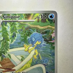 Pokemon Simipour 102/086 Sv: Black Bolt Illustration Rare Full Art Holo 2025 - Image 4