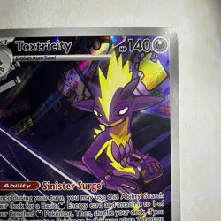 Pokemon Toxtricity 103/094 Phantasmal Flames Illustration Rare Holo 140HP - Image 3