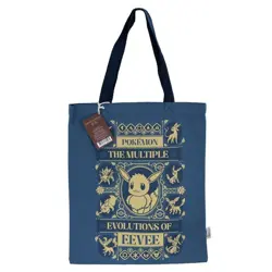 Pokemon X Natural History Museum - Eevee Tote Bag Double Sided Print - IN HAND - Image 1