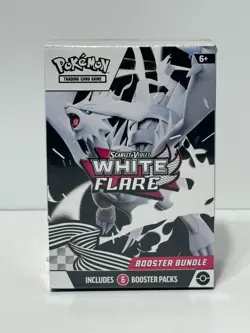 White Flare Booster Bundle Box - Factory Sealed Pokemon TCG Scarlet & Violet - Image 1