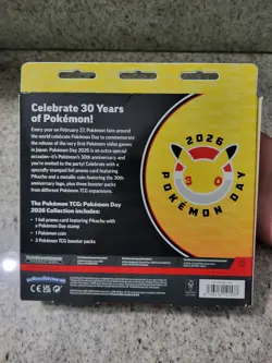 Pokemon TCG Pokemon Day 2026 Collection Box 30th Anniversary New - Image 4
