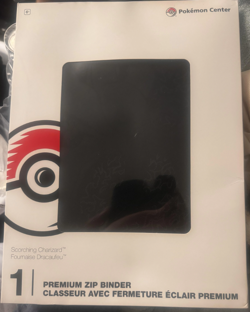 POKEMON CENTER Exclusive Scorching Charizard Premium 9 Pocket Binder NEW IN BOX! - Image 2