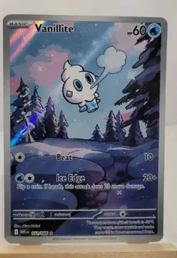 Pokemon Vanillite 111/086 Sv: White Flare Illustration Rare Holo 60 - Image 1
