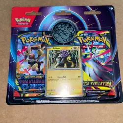 New Sealed Pokemon TCG Raikou Blister Pack Mega Evolution & Phantasmal Flames - Image 1