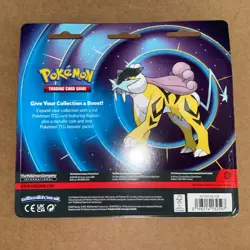 New Sealed Pokemon TCG Raikou Blister Pack Mega Evolution & Phantasmal Flames - Image 3