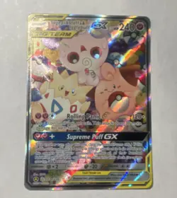 Pokemon Togepi & Cleffa & Igglybuff GX TAG TEAM Holo 143A/236 Alternate Art - Image 1