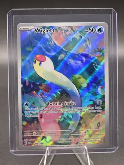 2023 Pokemon SCARLET&VIOLET WIGLETT ILLUSTRATION RARE HOLO 206/198🔥🔥🔥 - Image 1