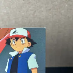 Pokemon Topps TV Animation Edition Ash Ketchum #TV1 LP/MP *RED LOGO* 🔴 - Image 2