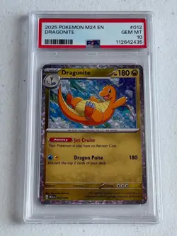 GEM MINT Dragonite HOLO! PSA 10! 2025 Pokemon McDonald's M24 EN #012/015 - Image 1