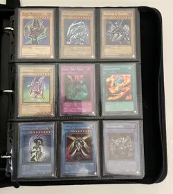 Yugioh Vintage 53 Foil Card Binder Lot Dark Magician Blue-Eyes Red-Eyes LOB MRD - Image 2