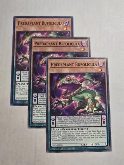 Yugioh! 3x Predaplant Bufolicula DIFO-EN018 Common 1st Ed NM - Image 1