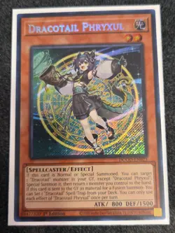 Yugioh Dracotail Phryxul Secret Rare DOOD-EN023 Near Mint - Image 1