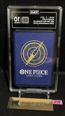 TAG GEM MINT 10 Monkey D Luffy P P-001 Promo Seven Eleven Campaign One Piece JP④ - Image 2