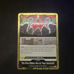 One Piece The Five Elders Are at Your Service Event Card Celestial Dragons - Image 1