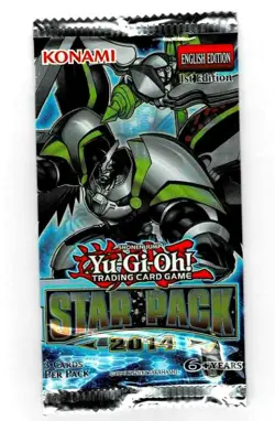 Lot of 8 Unopened New Yu-Gi-Oh! TCG Star Pack 2014 3 Card Packs - Free Shipping! - Image 1