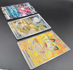 Pokemon 3 Card Lot Perfect Order – Yveltal EX, Meowth EX, Espurr Shiny Rare NM - Image 3