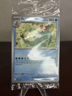 Sealed Pokemon TCG Feraligatr and Pikachu Illustration Contest 2024 Promo Card - Image 1