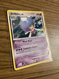 Pokemon Drifblim DP34 Holo Promo Near Mint NM Diamond Pearl Black Star Promo - Image 2