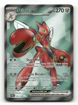 Scizor ex 195/162 - Temporal Forces - Pokemon Card NM/M - Image 1
