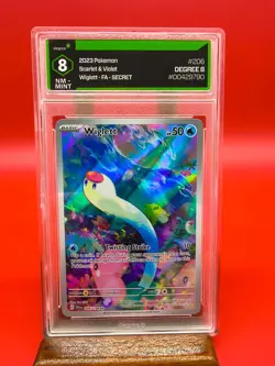 Wiglett #206 (Pokemon Scarlet & Violet) Grade 8 NM- MINT - Image 1