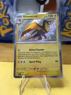 2024 Pokemon Kilowattrel 146/091 Paldean Fates Baby Shiny NM - Image 1