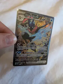 Pokemon Greninja EX SVP 132 Scarlet & Violet Black Star Promo - Image 1