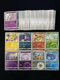 2025 Pokemon S-Chinese Gem Pack Umbreon Leafeon Sylveon Ball Holo Lot*100 TU82 - Image 2