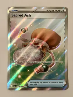 Sacred Ash 115/088 Ultra Rare Full Art - ME03: Perfect Order Pokemon TCG - Image 1