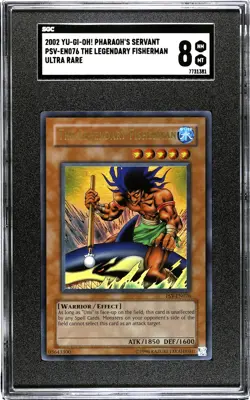 2002 Yu-Gi-Oh! Psv-en076 The Legendary Fisherman Graded SGC 8 psa - Image 1