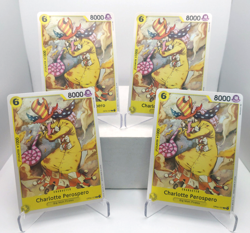 Charlotte Perospero Playset - OP04-107 x4 - Kingdoms of Intrigue - One Piece TCG - Image 1