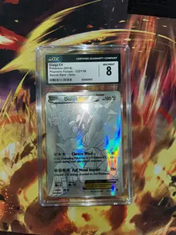 2014 Pokemon XY Phantom Forces 122 Full Art DIALGA EX CGC 8 - Image 3