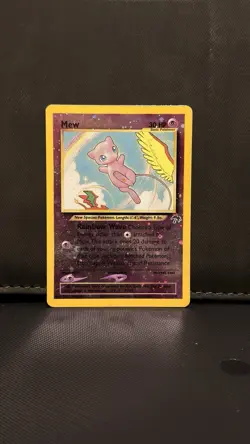 Pokemon Southern Islands Mew Holo Psychic Basic Card English 30 HP - Image 1