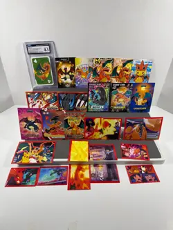 Pokemon Charizard Lot of Cards and Stickers -Charizard #6 Lot of 23 - Image 1