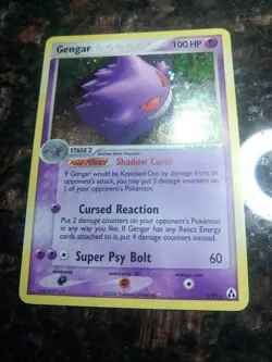 Gengar 5/92 Holo Rare Foil Legend Maker 2006 Nintendo Pokemon TCG Card Vintage - Image 1