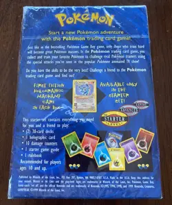 6 ENERGIES Pokemon Card Base Set 2-Player Starter Set FACTORY SEALED - Image 1