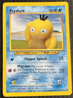 Psyduck 79/105 Neo Destiny Non-Holo 2000 WOTC Vintage Pokemon Card NM - Image 1