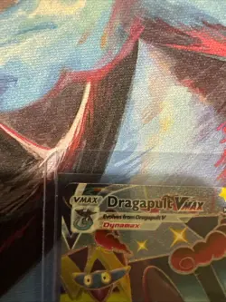 Pokemon TCG Dragapult VMAX SWSH097 Shiny Full Art Promo Card Near Mint Condition - Image 2