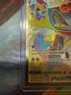 Pokemon TCG Dragapult VMAX SWSH097 Shiny Full Art Promo Card Near Mint Condition - Image 4