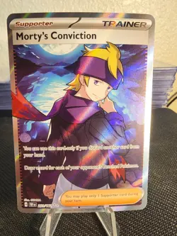 Morty's Conviction 201/162 SV05: Temporal Forces Holo Pokemon TCG - Image 1
