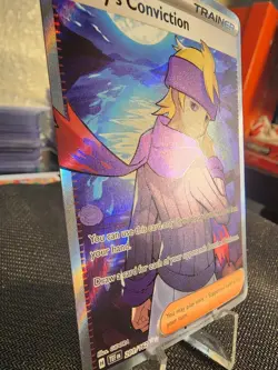 Morty's Conviction 201/162 SV05: Temporal Forces Holo Pokemon TCG - Image 2