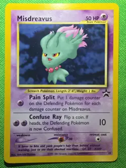 2000 POKEMON TCG WOTC BLACK STAR PROMO 39 MISDREAVUS NEAR MINT - Image 1