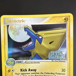Manectric Reverse Holo Stamped 8/100 ex Crystal Guardians Pokemon NM - Image 2