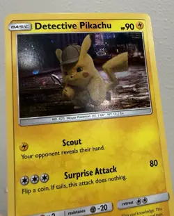 Dectective Pikachu NM 🌀 SWIRL - SM 170 Promo No Stamp - Pokemon - Image 1