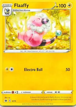 Flaaffy 9/15 McDonald's Collection 2022 Common NM Pokemon TCG - Image 1