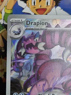 🔥 Pokemon TCG 🌟 Drapion 097/088 Illustration Rare Holo Me03: Perfect Order NM - Image 5