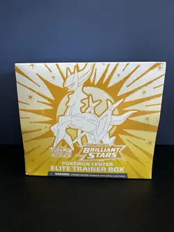 Pokemon TCG Sword & Shield Brilliant Stars Elite Trainer Box Pokemon Center - Image 1