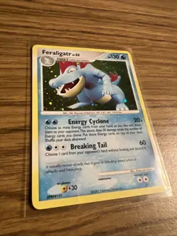 Pokemon Feraligatr 8/123 Holo Rare Diamond Pearl Mysterious Treasures NM - Image 1