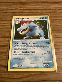 Pokemon Feraligatr 8/123 Holo Rare Diamond Pearl Mysterious Treasures NM - Image 2